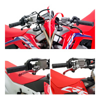 Zeta Pivot Lever Set - Honda CRF125F 14-26 - Red