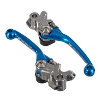 Zeta BrakTec Pivot Lever Set - Husqvarna TE/FE 22-24 - Blue