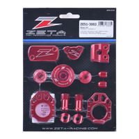 Zeta Billet Bling Kit - Honda CRF250R/RX 18-26 - Red