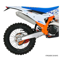 Zeta Rear Brake Disc Guard- Assorted KTM  Husqvarna & GasGas Models - Orange