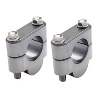 Zeta Handlebar Rise Kit 19mm Height - 28.6mm Bar - Titanium