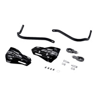 Zeta Armour XC Handguard Kit for 28.6mm Handlebars - Black / Black