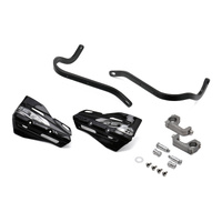 Zeta Armour XC U-Clamp Black/Black Tapered Bar Handguards