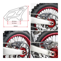 Zeta Heel Guard- Honda CRF450L '19-  CRF450RL '21- - Black