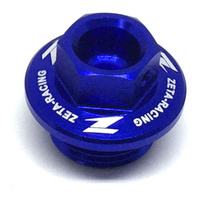Zeta Oil Filler Plug - Kawasaki KX250 ('05-'07)  KX250F / KX450F ('04-) - Blue