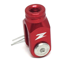 Zeta Rear Brake Clevis - Kawasaki KX / KLX  Suzuki RM / DR-Z400 - Red