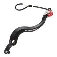 Zeta Trigger Brake Pedal - Honda CRF250R / CRF450R - Red