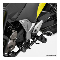 Zeta Adventure Foot Pegs - Suzuki V-Strom - Black