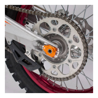 Zeta Rear Axle Block - KTM SX / SX-F (-'12)  85 SX  EXC - Orange