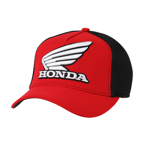 Honda Motorcycle Trucker Cap / Black-Red #L08CP019RT
